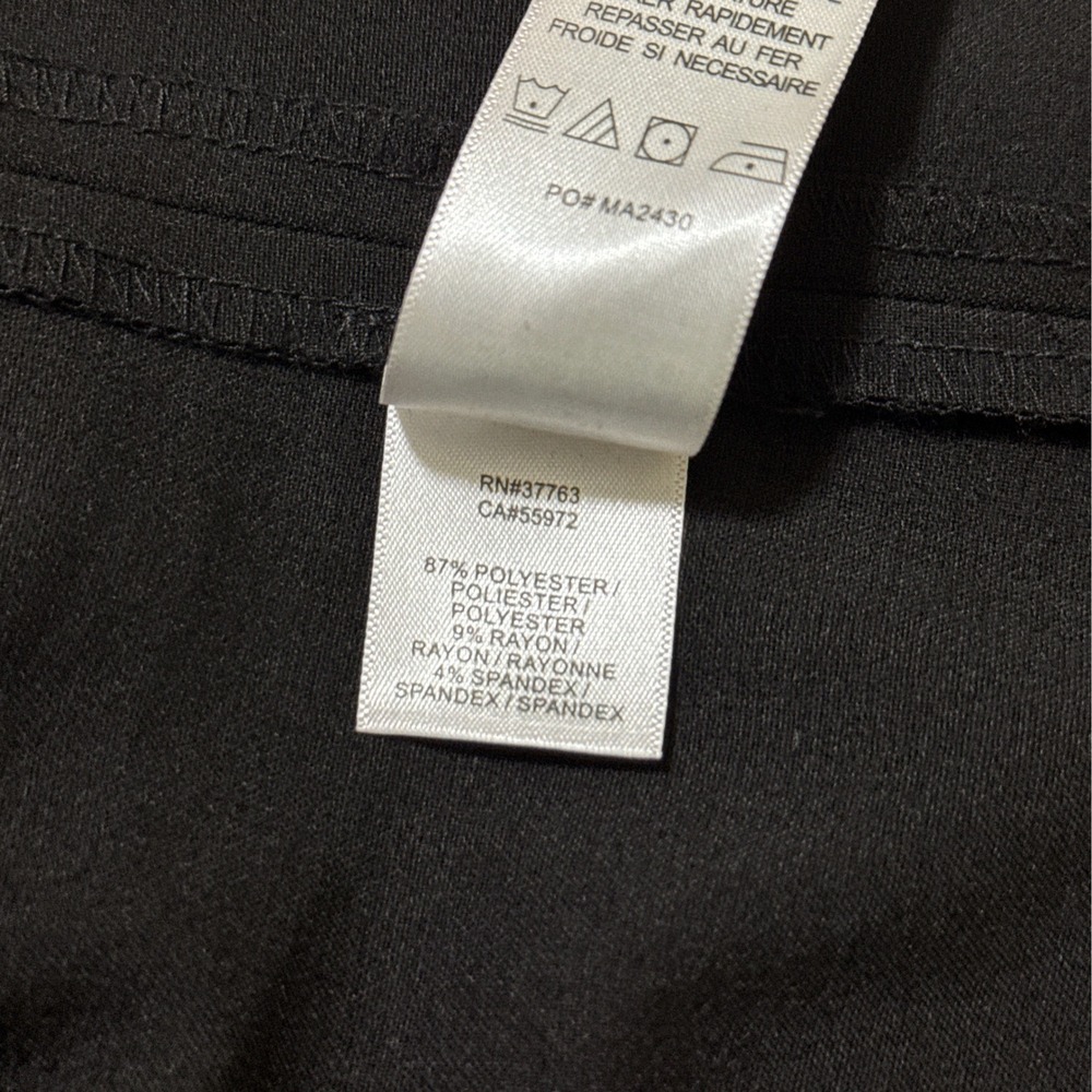 LAUNDRY by Shelli Segal The HAILEE Modern Fit Women's Black Pants 10S NWT $178 - Picture 8 of 8